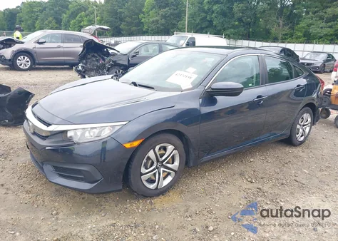 2017 Honda Civic Lx из США, поврежденный, VIN 19XFC2F51HE000513